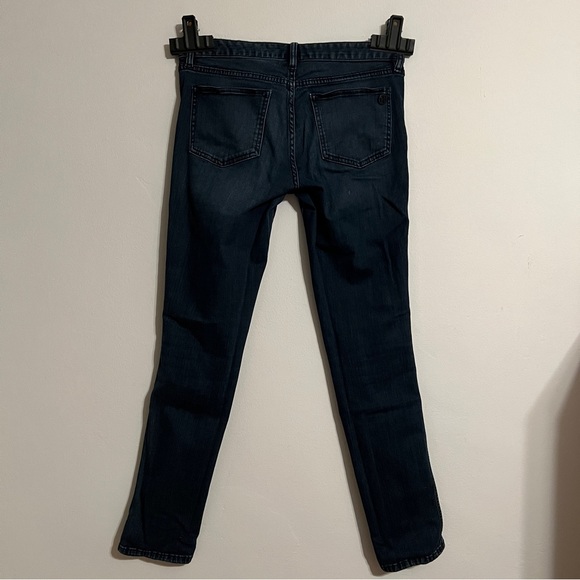 Tory Burch Marlien Leggings Blue Jeans - Picture 2 of 13